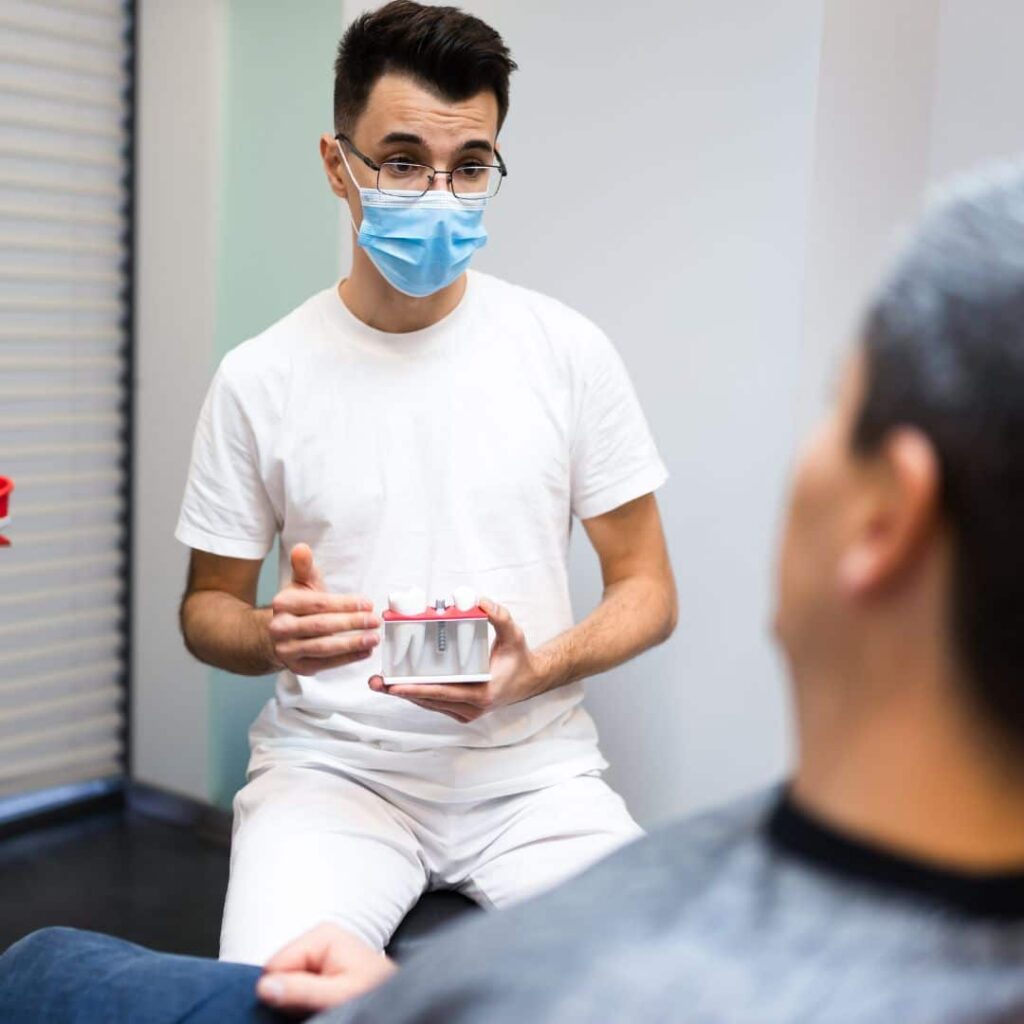 Cuidado de los implantes dentales